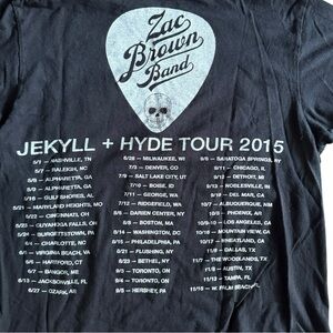Zac Brown Band Women’s Jekyll + Hyde Tour Local Crew Tee - Size M